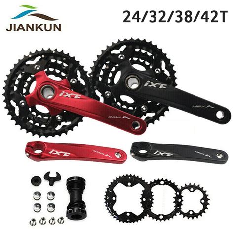 Ixf Bcd Mtb Bike Crankset Bb T Chainring Double Triple Speed