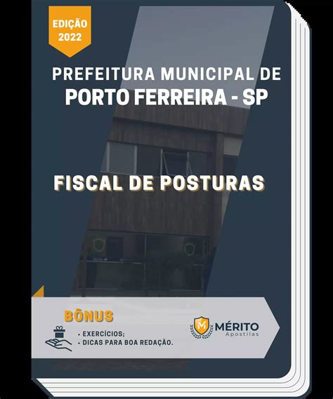 Apostila Fiscal De Posturas Pref Municipal De Porto Ferreira SP 2023