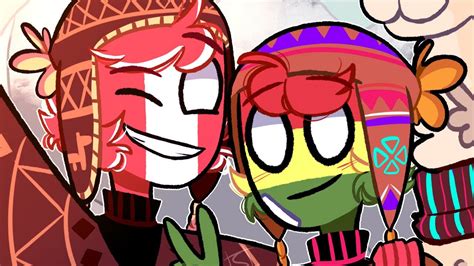 Speedpaint 🇵🇪perú Y Bolivia🇧🇴 Countryhumans Youtube