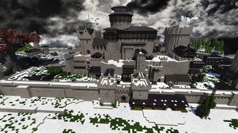 Game of Thrones. Winterfell. Minecraft Map