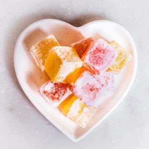 Rose Lemon Turkish Delight V 3 For 12 Confectionery Vegan