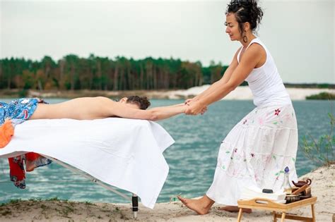 Premium Photo Woman Enjoying Traditional Thai Massage