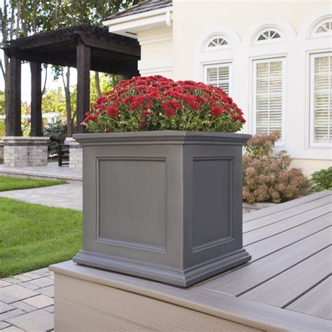 Mayne Fairfield X Square Planter Available In Four Colours