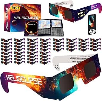 Helioclipse Pack Solar Eclipse Glasses Aas Approved