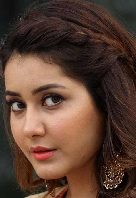 Telugu Actress Rashi Khanna Face Close Up Photos Gallery Beauty Women