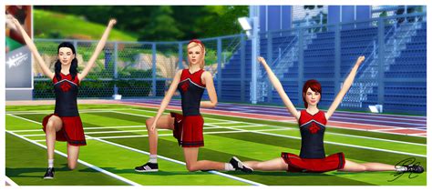 Sims 4 Cc Custom Content Cheerleading Pose Pack Lets Cheer By