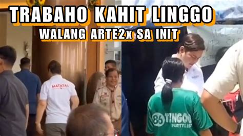 Vp Inday Lahit Linggo Wala G Pahinga Trabaho Pa Rin Wala Kang Arte