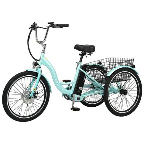 26" 3 Wheel Electric Bike for Senior, 350w Adults Electric Trike, Three ...