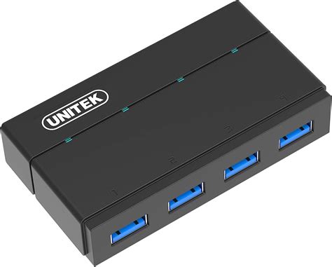 Amazon UNITEK Active USB Hub 4 Port 3 0 Gen 1 Power Supply