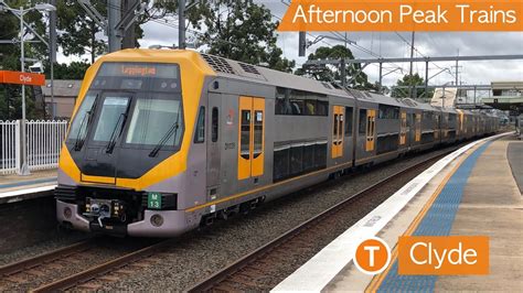 Transport For Sydney Vlog Clyde Afternoon Peak Trains Youtube