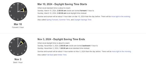 Daylight Savings Time Information - TimeStar Support Center