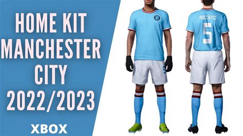 Pes 2021 Home Kit Uniforme Titular Manchester City 20222023 Youtube