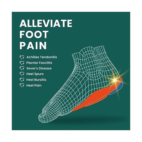 Welnove Coussinets de soutien de la voûte plantaire talonnette en