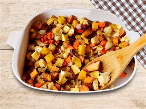 Recipe Info Roasted Root Vegetable Hash