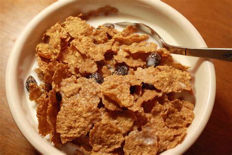 Bowl of Raisin Bran Breakfast Cereal – Photos Public Domain