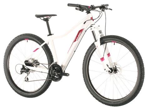 Mtb Semi Rigido Da Donna Cube Access Ws Eaz Bianco Rosso Shimano S