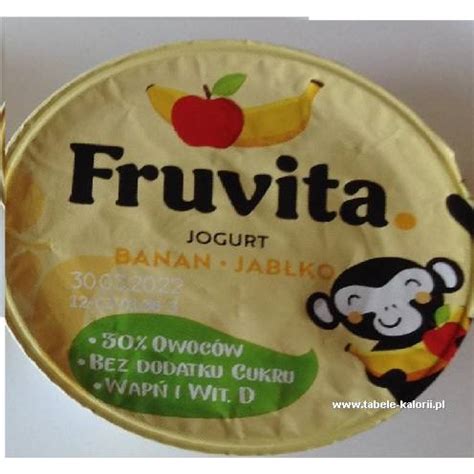 Ile Kcal Ma Jogurt Banan Jab Ko Fruvita Tabele Kalorii