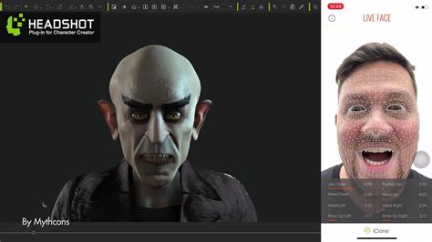 Count Orlok Nosferatu Character Made With Headshot Animated With