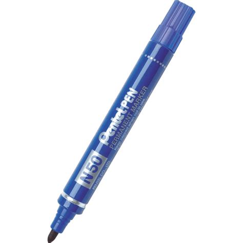 Stylo Marqueur Permanent Pentel N Bleu Pointe Ogive