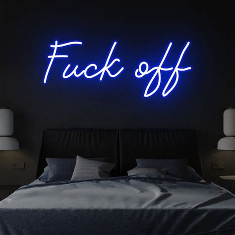 Neon Sign Fuck Etsy