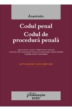 Codul Penal Codul De Procedura Penala Legile De Executare Act