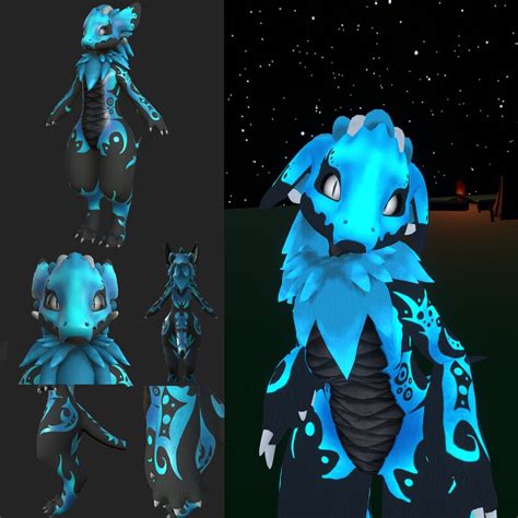 Vrchat Furry Avatar Retexture Wickerbeast Nardodragon Besuru Kirin