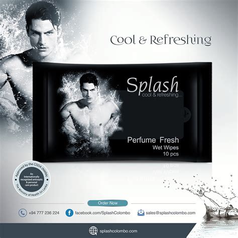 Mens Perfume Wipes 10pcs Splash Colombo