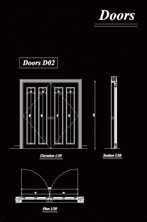 Portas Em Autocad Biblioteca Cad