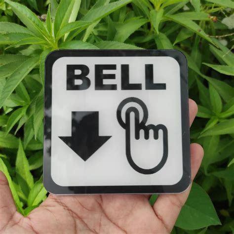 Jual Papan Acrylic Tulisan Bell Papan Akrilik Bel Tanda Bell Bel