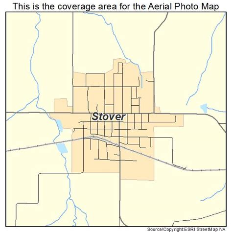 Aerial Photography Map of Stover, MO Missouri