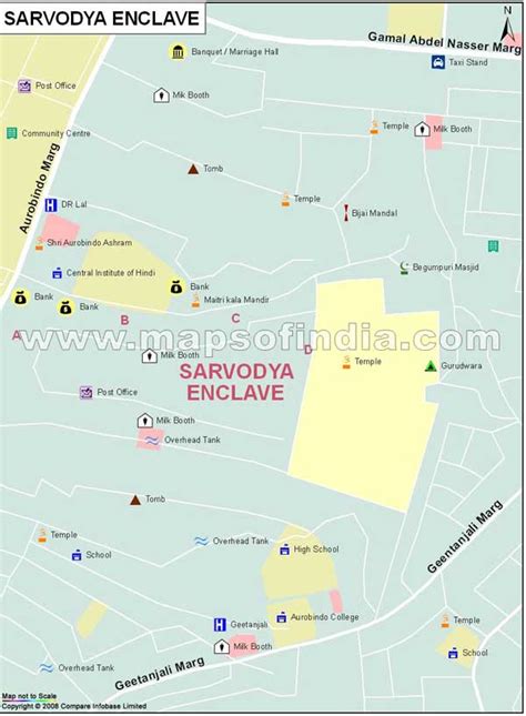 Sarvodaya Enclave Map