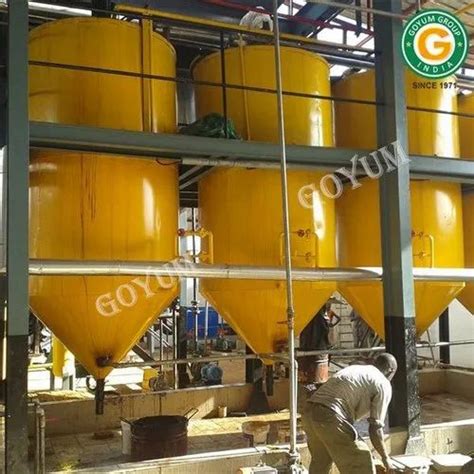 Batch Type Edible Oil Refinery Plant Capacity 5 30 Ton Day At Best