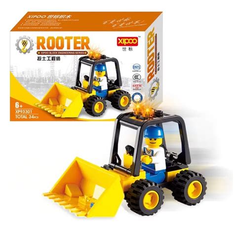 Wholesale Children's Lego-style City Great Vehicles Construction Loader