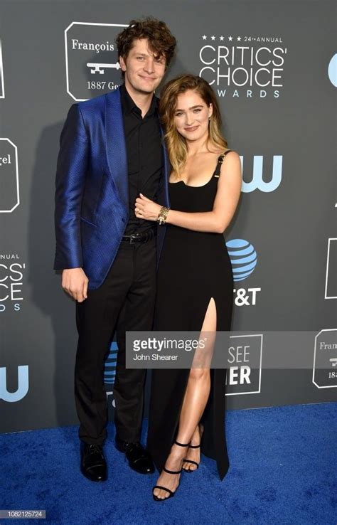 Haley Lu Richardson and her boyfriend at the 24th Critics Choice Awards ...