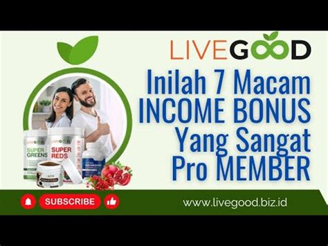 Potensi Bonus Livegood Yang Sangat Pro Member Bisa Membuat Kita Kaya