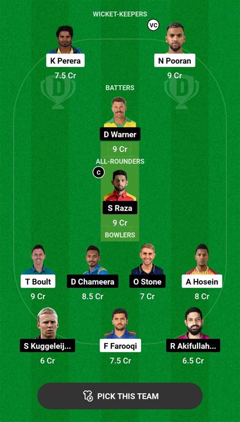 EMI Vs DUB Dream11 Vorhersage Top Fantasy Tipps