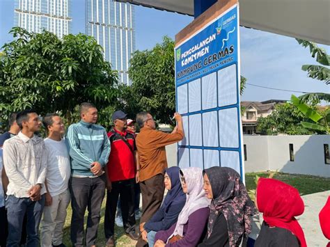 Pencanangan Kampung Gerakan Masyarakat Hidup Sehat Germas Di Rw