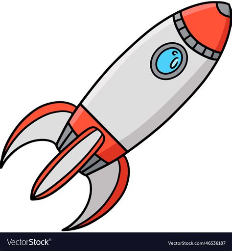 An Awesome Rocket Ship Illustration Clipart Vector Rocket Off