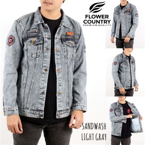 Jual Jaket Jeans Sandwash Denim Jaket Pria Jaket Original Jaket Keren