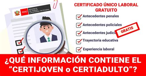 Certiadulto Cómo Obtener Tu Certificado Único Laboral Para Personas