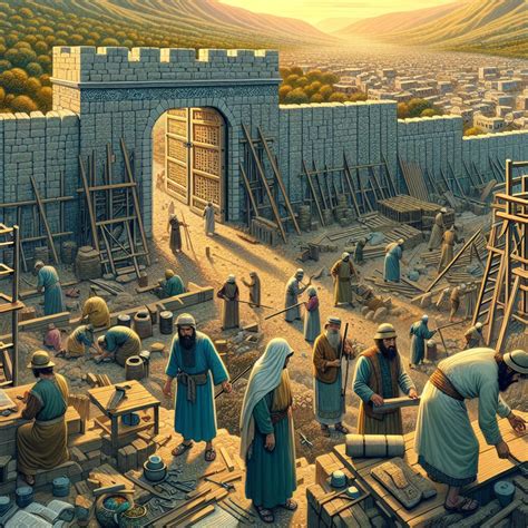 What Does Nehemiah 3 13 Mean Bible Art