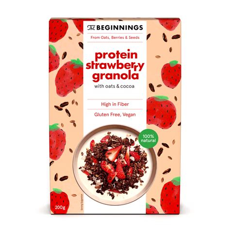 Strawberry Protein Granola The Beginnings