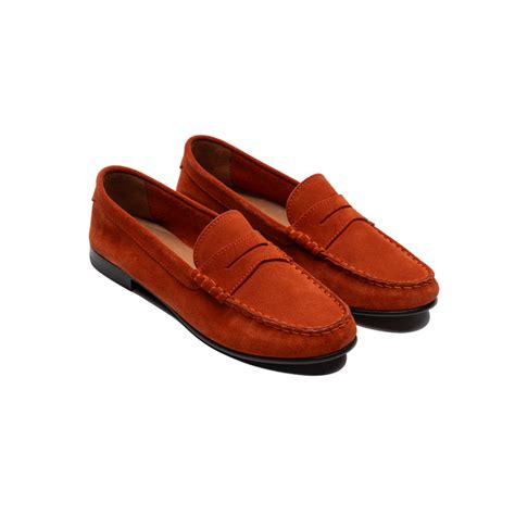 Suede Penny Loafers – Lachoix