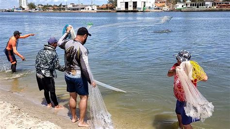 Pesca De Tarrafas Barra De Tramanda Os Botos Entraram No