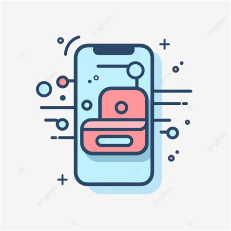 Un Icono Que Parece Un Teléfono Vector Png Enviar Mensajes De Texto Icono Lineal Icono Plano