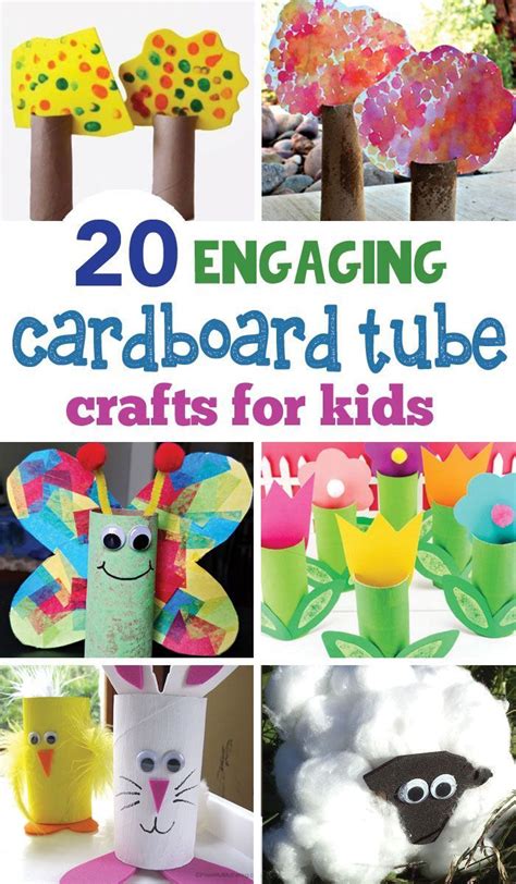 engaging cardboard tube crafts  kids artofit