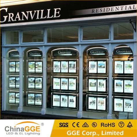 Led Illuminated Window Signs For Real Estate Agents - Buy Led Window ...