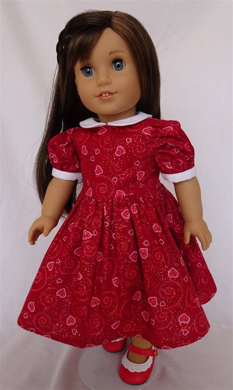 Valentine Baking Dress Pinafore And Accessories Doll Clothes Etsy