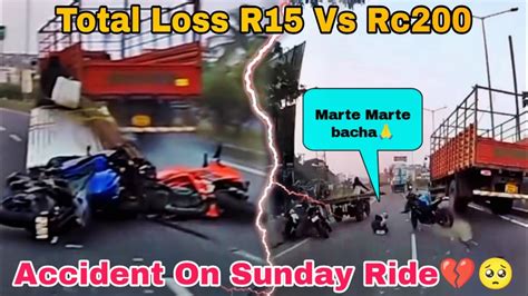 Sunday Ride Par Hua Accidenttotal Loss R Vs Rc Phelhi Bar Aisa