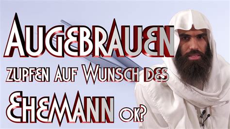 AUGENBRAUEN ZUPFEN WEIL DER EHEMANN ES WILL OK Mit Ibrahim In